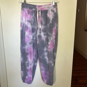 Urban outfitters tie-dye high waisted sweatpants